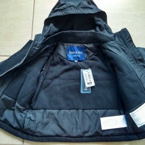 SOURIS MINI WINTER WOOL COAT 12 MONTHS AND ACCESSORIES - $6.99 SHIPPING - Picture 3 of 6